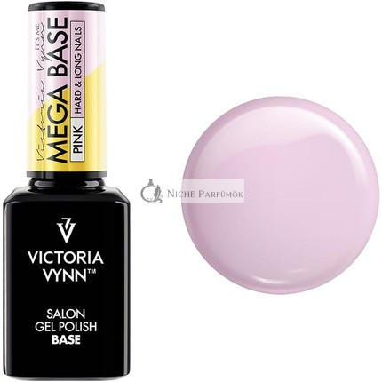 Victoria Vynn Mega Base Tvrdé a Dlhé Nechty UV Led Hybridný Gél Lak, 15ml, Ružový