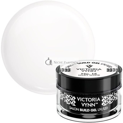 Victoria Vynn Build Gel UV/LED Gél na Predĺženie Nechtov No. 15 Mliečne Biele, 15ml