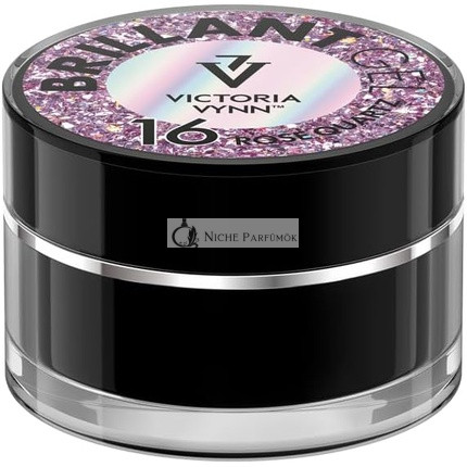 Victoria Vynn Brilliant Gel Lak na Nechty Dekorácia Lesk UV LED 5 g 16 Růžový Křemen