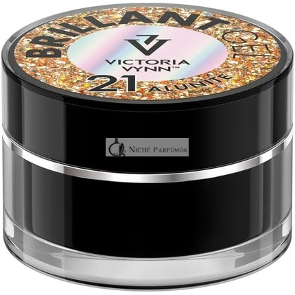 Victoria Vynn Brilliant Gél Lak na Nechty Dekorácia Glitter Sparkle UV LED 5g 21 Alunite
