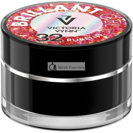 Victoria Vynn Brilliant Gél Lak na Nechty Dekorácia Glitter Sparkle UV LED, 5g Rubelite