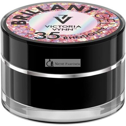 Victoria Vynn Brilliant Gélový Lak na Nechty Dekorácia Glitter Sparkle UV LED 5g 35 Rhodonit