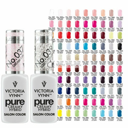 Victoria Vynn PURE Krémový Hybridný Lak na Nechty Salon Farba Hybrid UV Promo