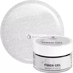   Victoria Vynn Sparkling UV/LED Builder Gel, Ľahký Fiber Gél na Manikúru, Lesk, Mliečny 50ml