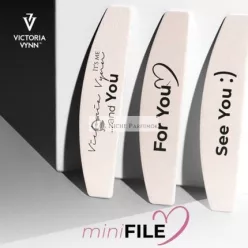   Victoria Vynn Mini Pilníky na Nechty 180/240 pre UV/LED Gél Laky - Balenie 25 kusov