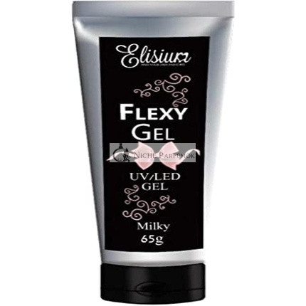 Elisium Flexygel Mliečny Gél na Nechty na Manikúru 65g