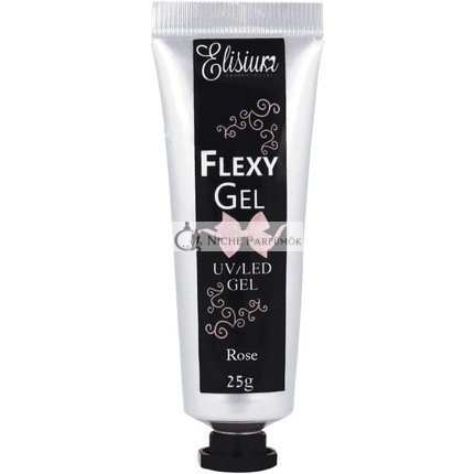 Elisium Flexygel Růžový UV/LED Nehtová Péče Manikúra Stavební Gel 25g