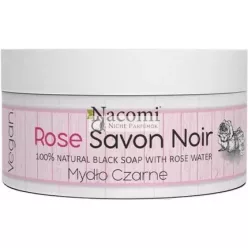 Nacomi Čierne mydlo Savon Noir Ruža, 125 g