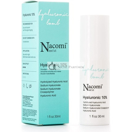 Nacomi Next Level Hyaluronic Bomb s 10% kyselinou hyalurónovou, 30ml