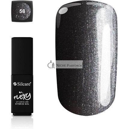 Silcare Flexy Soak Off Hybrid UV LED Gél pre Problémové Nechty 4.5g - Odtieň 58