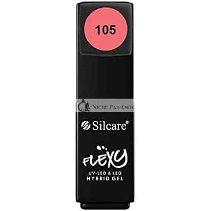 Silcare Soak Off Hybrid UV LED Flexy Gel Manikúra Nechty 4.5g Shade 105
