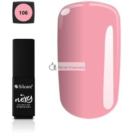 Silcare Soak Off Hybrid UV LED Flexy Gel Manikúra Nechty 4,5g Shade 106