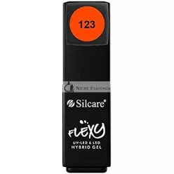   Silcare Soak Off Hybrid UV LED Flexy Gél na Manikúru Nechty 4.5g Odtieň 123 od Roxie Cosmetics