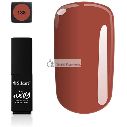 Silcare Soak Off Hybrid UV LED Flexy Gél Manikúra Nechty 4.5g Odtieň 138 By Roxie