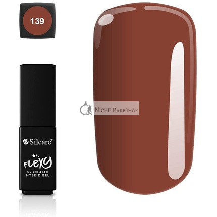 Silcare Soak Off Hybrid UV LED Flexy Gel Manikúra Nechty 139 odtieň, 4,5g