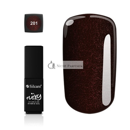 Silcare Soak Off Hybrid UV LED Flexy Gél Manikúra Nechty 4.5g