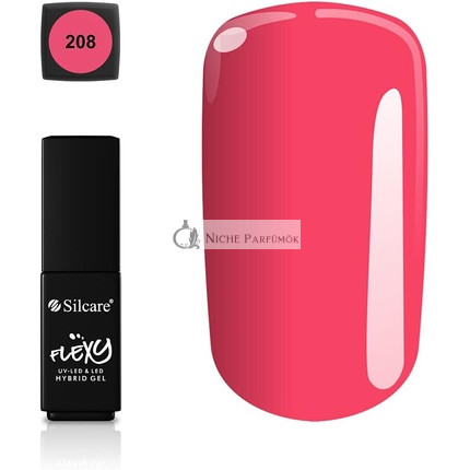 208 Silcare Soak Off Hybrid UV LED Flexy Gel Manikúra Nechty 4,5g