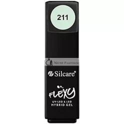   211 Silcare Soak Off Hybrid UV LED Flexy Gel Manikúra Nechty, 4,5g