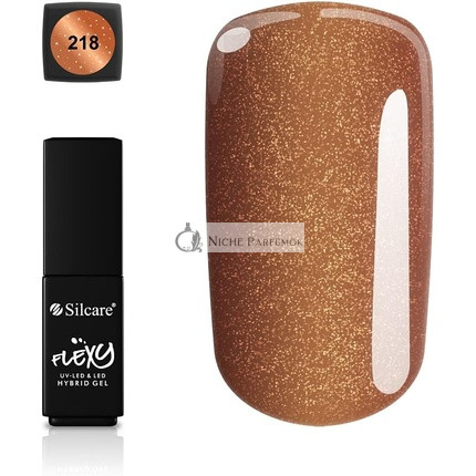 218 Silcare Soak Off Hybrid UV LED Flexy Gel Manikúra Nechty 4,5g