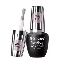   Silcare Top Coat Velvet Bling No Wipe Hybrid Lak na Nechty, 9ml