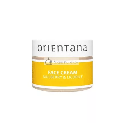 Orientana Prírodný Pleťový Krém Moruša a Sladké drievko Vegán Bio Anti-Aging Hydratačný, 50g