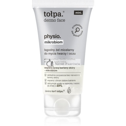 Ptołpa Dermo Čistiaci fyziologický micelárny gél - Jemné čistenie pleti a očí, 75ml