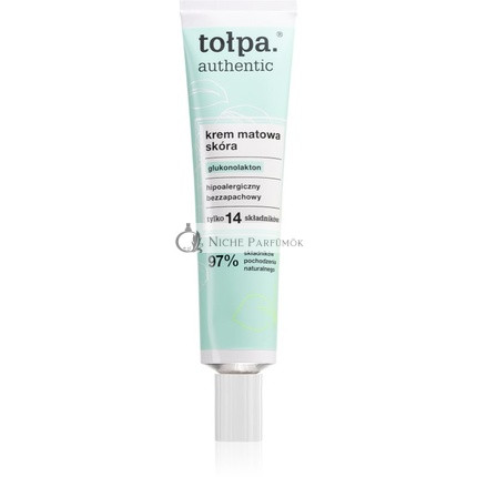 Autentický matujúci krém - Ptołpa, pre matnú pleť, 40ml