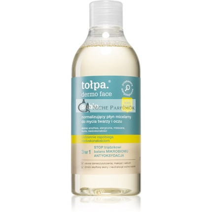 Ptołpa Dermo Arc Face Sebio normalizačná micelárna čistiaca tekutina, 400 ml