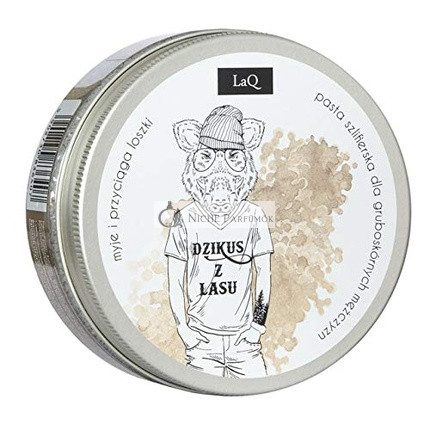 LaQ Čistiaci peeling s bambuckým maslom a aktívnym uhlím, 200ml
