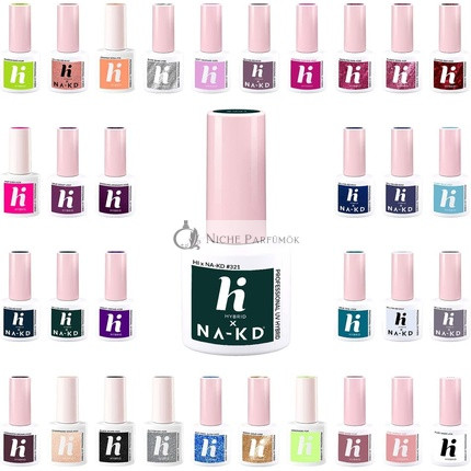Hi Hybrid UV Gél Lak na Nechty v populárnych béžových, modrých, hnedých, ružových, žltých, zlatých, zelených a šedých farbách, 5ml