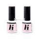 Hi Hybrid UV/LED Soak Off Gél Lak na Nechty Základ Pastelová Základná Top No Wipe, 5ml