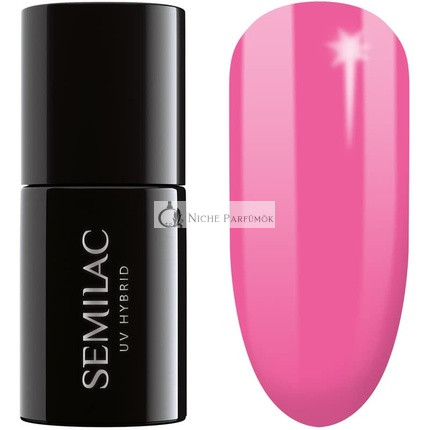 Semilac Hybrid UV Lak na Nechty 7ml 277 PasTells Svetlá Fuchsie