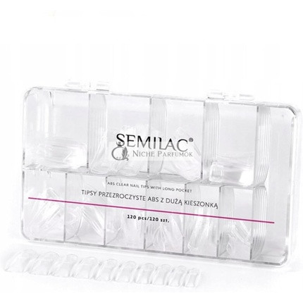 Semilac Priehľadné Tipy Box