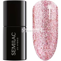   Semilac UV Lak na nechty Béžová Farba 295 Broskyňovo-Ružová Lesk 7ml