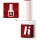 Hi Hybrid 246 Tmavý trblietavý Santa červený UV gél lak na nechty 5ml