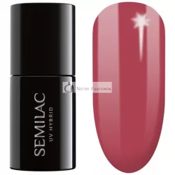 Semilac UV Lak na nechty Rezavá červená 7ml