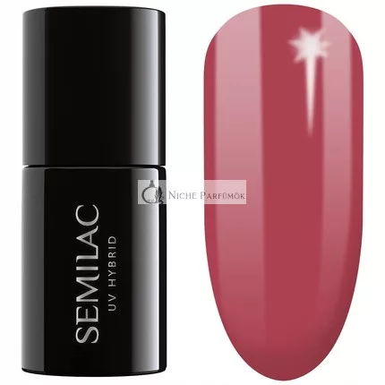 Semilac UV Lak na nechty Rezavá červená 7ml