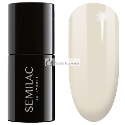 Semilac UV Lak na Nechty Hybrid 413 Desert Ivory, 7ml - Kolekcia Into Her Tenderness