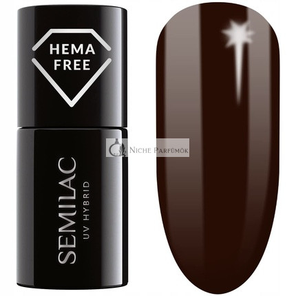 Semilac UV Hybrid Nechty Lak 419 Drevená Hnedá, 7ml