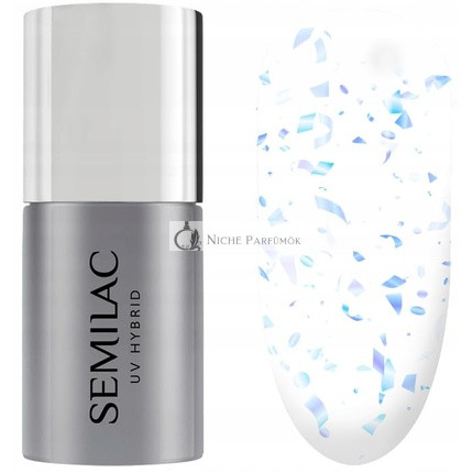 Semilac UV Gel Top No Wipe T29 Matný Snehový vločka 7ml
