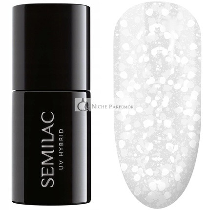 Semilac UV Hybrid Lak na Nechty 490 Ľadovo Rozdrvený, 7ml