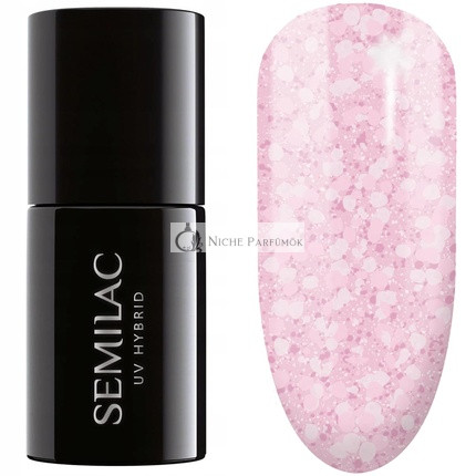 Semilac UV Hybrid Lak na Nechty 491 Jahodový Ľad, 7ml