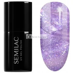 Semilac UV Hybrid Lak na Nechty 499 Fialové Vibrácie, 7ml
