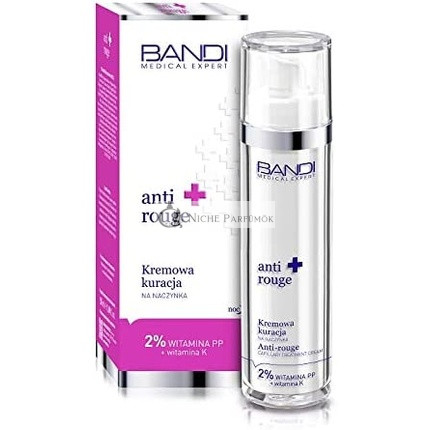 BANDI Kapilárna liečba nočný krém 50ml s 2% vitamínom PP a vitamínom K
