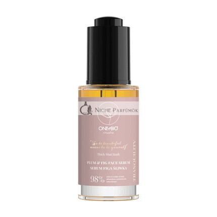 ONLYBIO Ritualia TRANQUILITY Sérum s figovníkom, vitamínom C, vitamínom E - proti starnutiu, hydratačné, upokojujúce - prírodné, vegánske a rastlinné