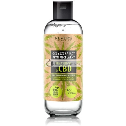 REVERS COSMETICS Čistiaca micelárna voda s prírodným CBD olejom