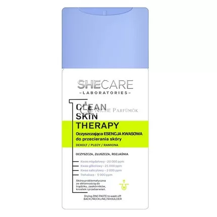 Shecare Čistiaca Kyselinová Esencia na Telo, 150ml