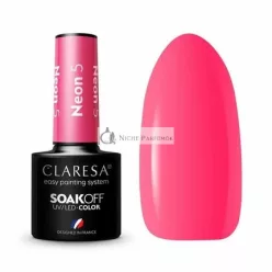 Claresa Neon UV Lak na Nechty, 5ml