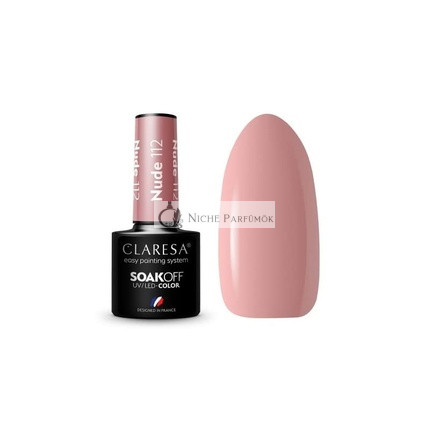 Claresa 112 Nude UV Lak na nechty, 5ml