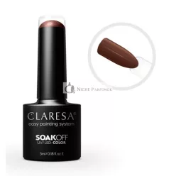 CLARESA SoakOFF UV/LED Gél Hnedý 304, 5ml